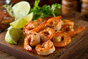Buy lemon garlic shrimp skewers in Toronto