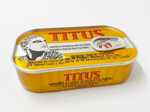 Canned Sardines - Spicy - in Vegetable Oil - Titus