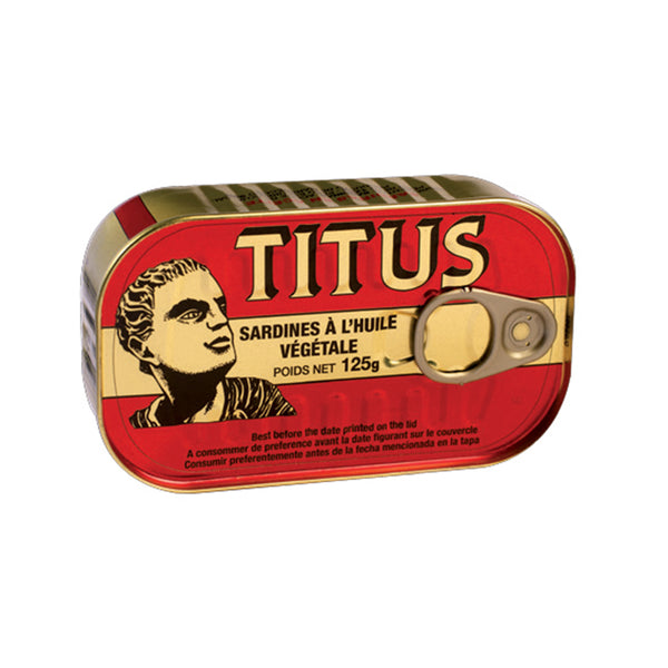 Canned Sardines - in Vegetable Oil - Titus